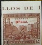 1931 Postal Union Congress Official Postage 10p Spain